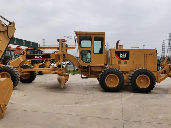 Niveleuse Cat 140K aux performances parfaites à vendre, niveleuse Caterpillar Heavy Equipment 140K d'occasion, bon état 140h, 140g à prix bon marché