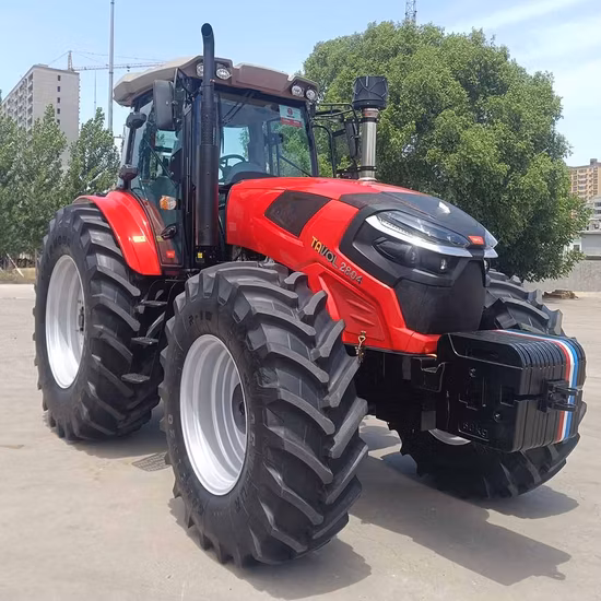 Vente de tracteur rouge 4X4 4WD tracteur agricole 280HP tracteurs pour l'agriculture